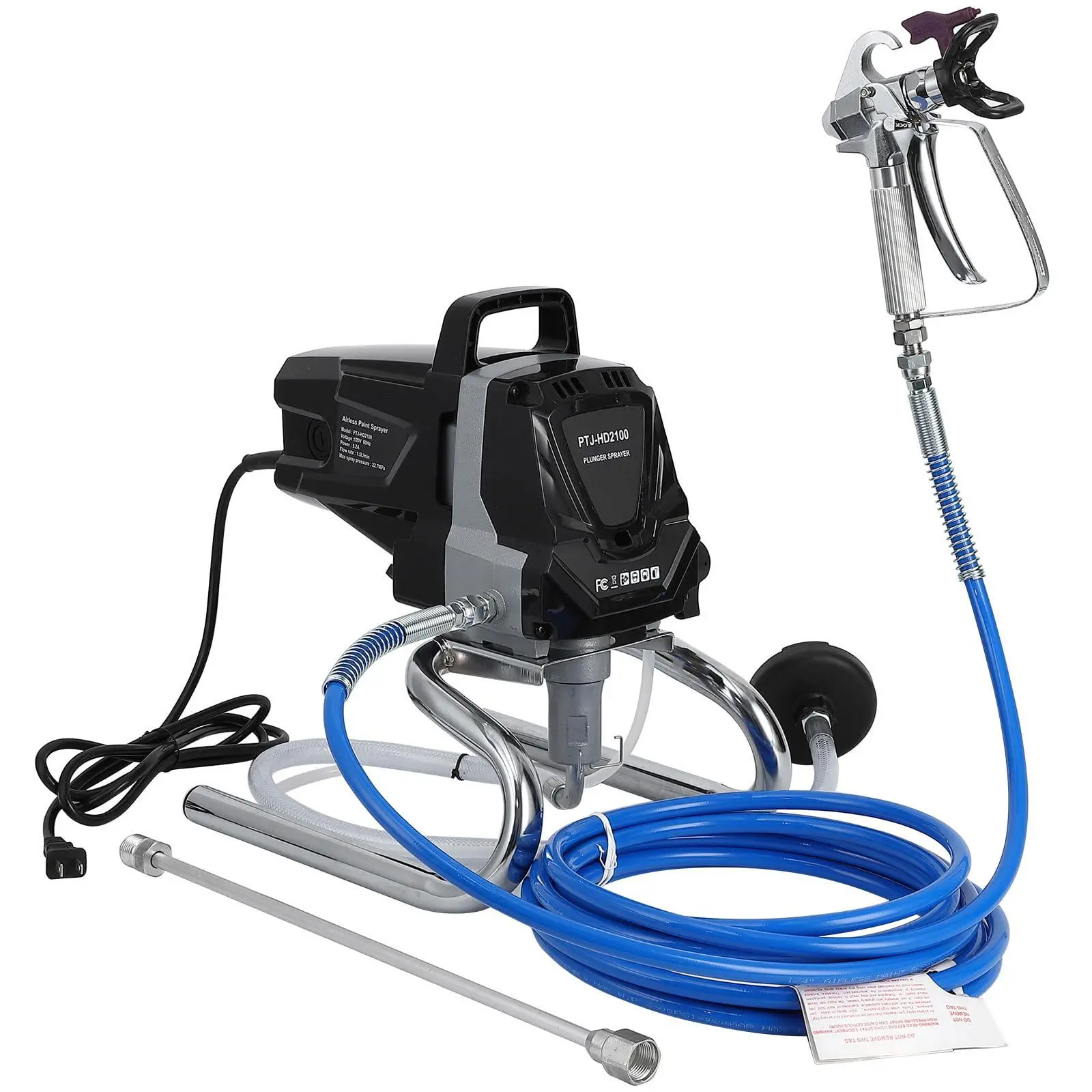 Gaomon High-Pressure Adjustable Paint Sprayer Machine - 1010W, 3000 PSI Max Efficient Tool with Extension Rod for Home, Indoor Furniture Use
