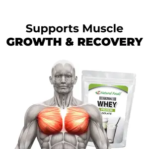 Ultra Whey Protein Isolate - Z Natural Foods - Pure, Hormone-Free, Non-GMO Whey Isolate Powder with 25g Protein per Serving