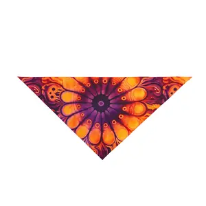 Tie Dyed Bandana Collar for Dogs - Soft and Comfortable Design for Pets