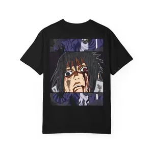 Sasuke Uchiha "See Darkness" T-shirt | Naruto Graphic Tee