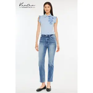 KANCAN - Maddy Essentials High Rise Slim Straight Jeans