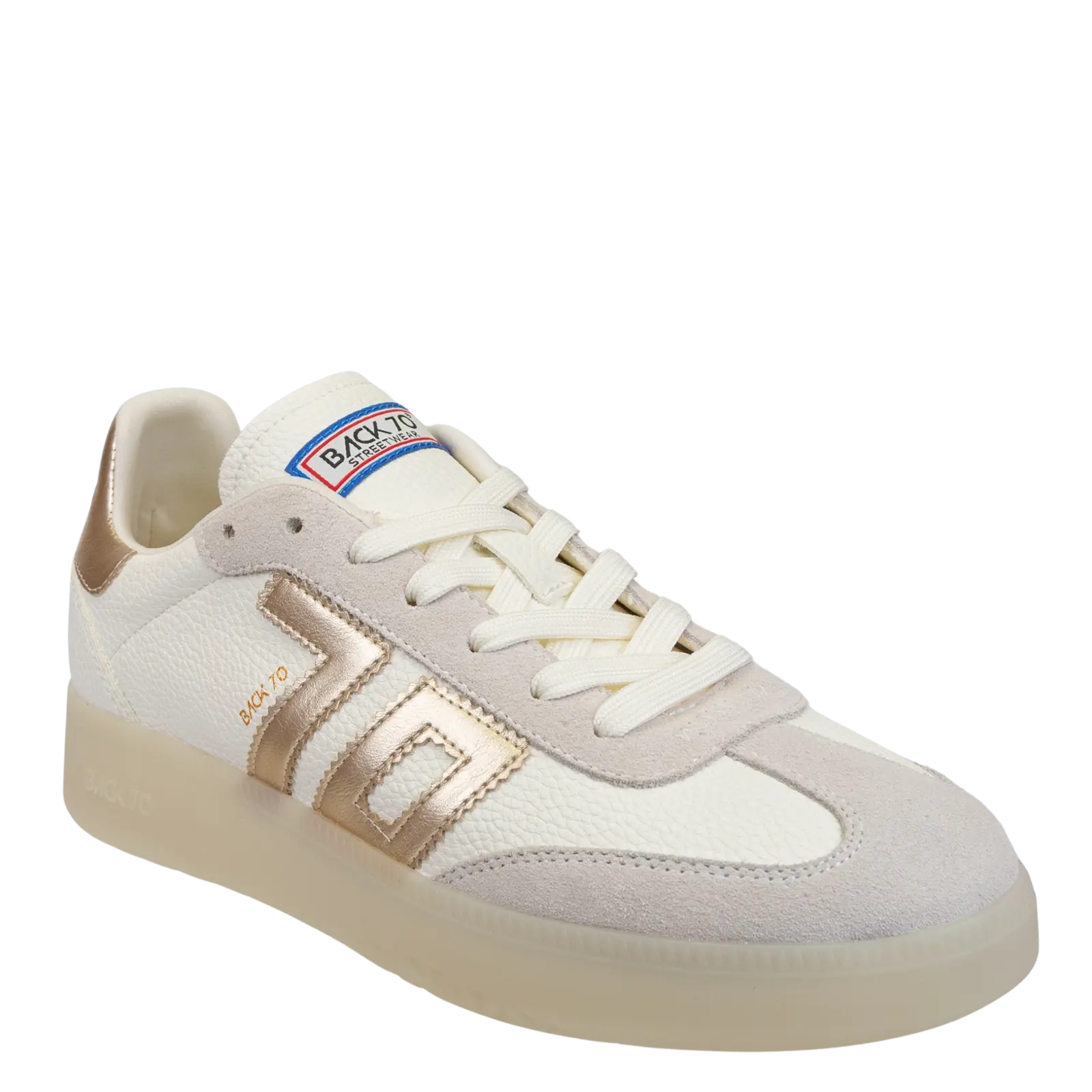 Back 70: BOSTON 2502 in METALLIC GOLD Sneakers