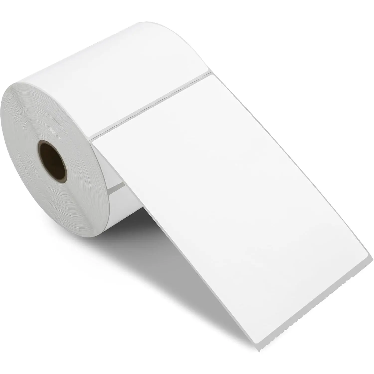4x6 Inches Perforated Direct Thermal Shipping Labels (1 Roll, 1"-Core, 450 Labels) - Compatible with Zebra Printers (2844, ZP-450, ZP-500, ZP-505, GC420D, GX420T) - Ideal for Barcoding, eBay, PayPal, FedEx, DHL Shipping