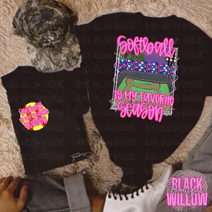 Softball Is My Favorite Season Tee Or Sweatshirt