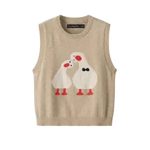 "Duo Duck" Knitted Vest