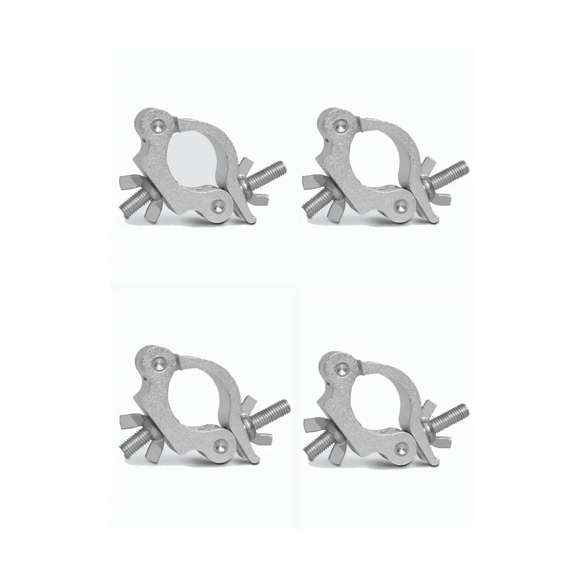 4 Pack-CHAUVET DJ CLP-15N Narrow Half Coupler Clamp