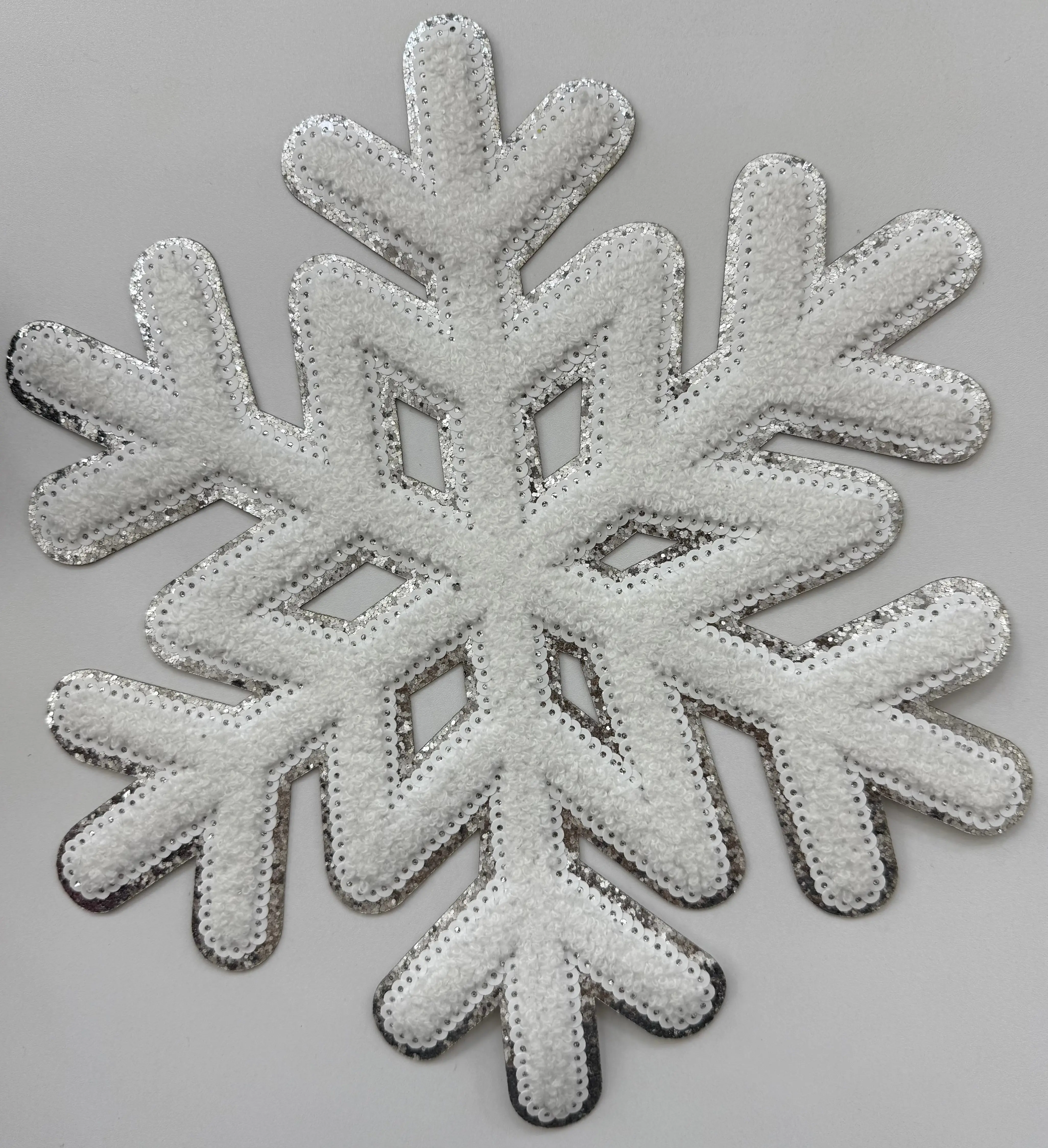 Snowflake Chenille Patch