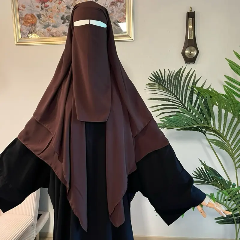 Three layers niqab