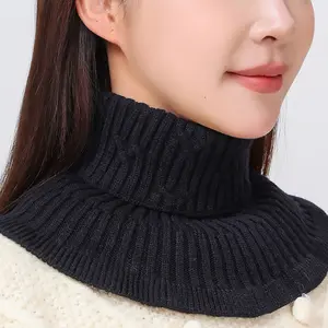 Women's Knit Neck Warmer, Versatile Turtleneck Collar for Winter, Soft Stretchy Fake Collar Accessory, Snug Fleece Lined for Ultimate Warmth, Fashionable Ear Warmer for Outdoors, Office, Daily Use