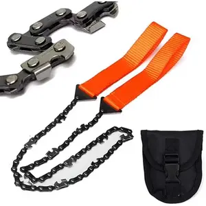 Manual Pocket Chainsaw - Heavy-Duty Chainsaw with Chains, No Electricity Needed Outdoor Survival Gear Tool, Portable Hand Tools
