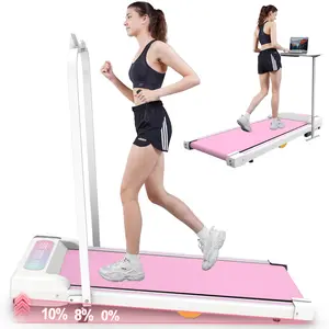 SAYGOGO Foldable Treadmill, 265 lb Capacity Walking Pad 2.5HP Treadmill Under Desk, Portable Treadmill for Home and Office, Folding Treadmill 2 in 1 with Remote Control, LED Display