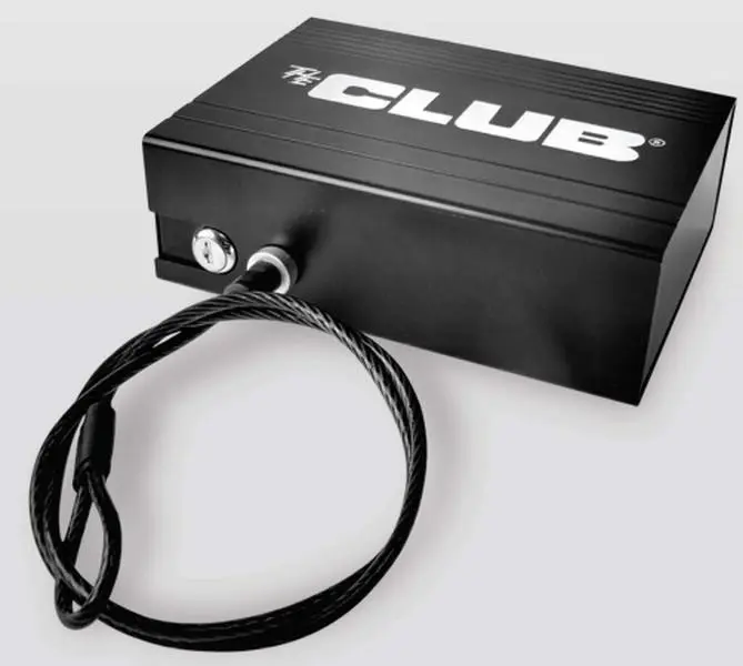 Vault LB200 The CLUB Personal Vault - Secure Storage Box for Computers & Office Equipment, Car Storage Organizer with Under-Seat Compatibility