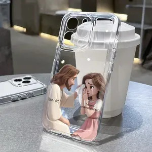 Case for iPhone 16 Pro Max 15 Plus 14 13 12 11 XS XR E Spiritual Healing Non-Yellowing Shockproof Clear slim Protective Softcase