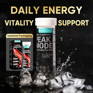 DrBioCare PEAK MODE – Men’s Daily Energy, Strength & Performance Support with Maca, Ashwagandha & Zinc