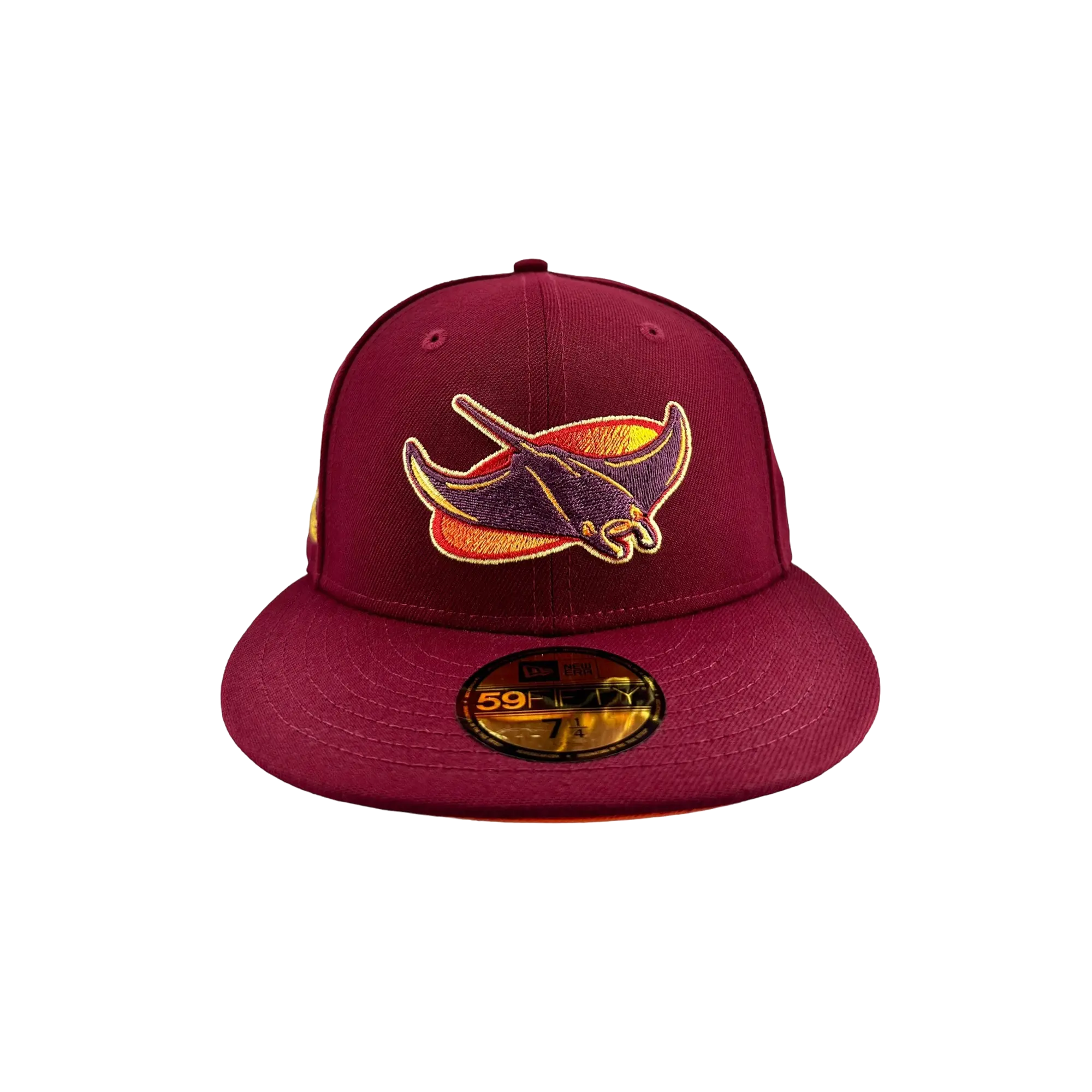 59FIFTY Hat Club Tampa Bay Devil Rays Fitted Hat "Sunset Maroon" NE1231