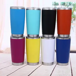 Kitchen 20 oz Stainless Steel Tumbler with Lid & Straw - Insulated Mug for Hot & Cold Drinks, Rust-Free & Sweat-Free Design