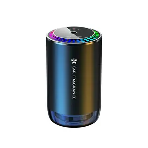 High-End Star Sky Car Aromatherapy, Dual-use Auto Spray Diffuser with Rhythm Ambient Light