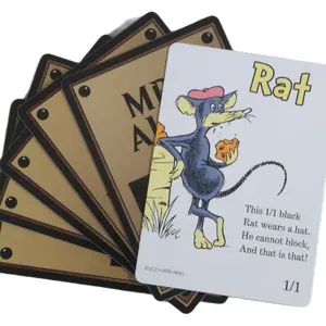 Whimsical Rat Token Cards for MTG Illustrated by MRB Alters Foil or Non-foil Printed on Premium Cardstock 2.5" by 3.5" Fun Inspired Tokens