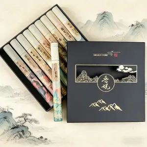 New Classical Incense Gift Box, Multi-Scents Scented Sandalwood Rosewood Pear Fragrance, Home Indoor Aromatherapy Present, Household Essential