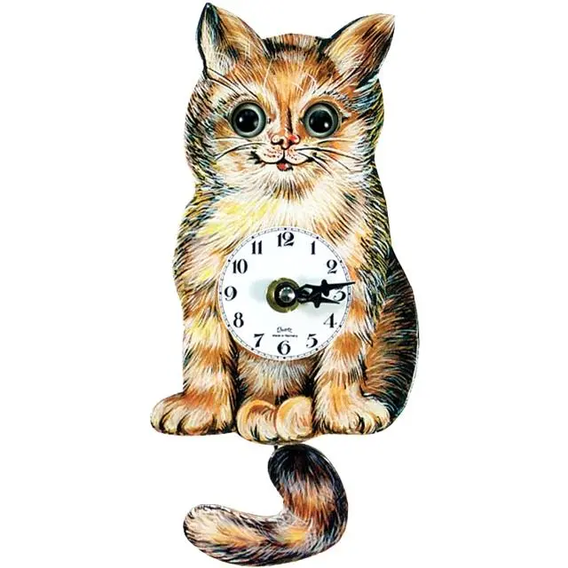 212 MAIN Engstler 203QP Battery-Operated Quartz Mini Clock - Classic Wooden Decorative Mechanical Wall Clock, Aesthetic Room Accent, Holiday Home Decor Gift Idea, Decorative Mechanical Wall Clocks, Aesthetic Mini Wall Clocks