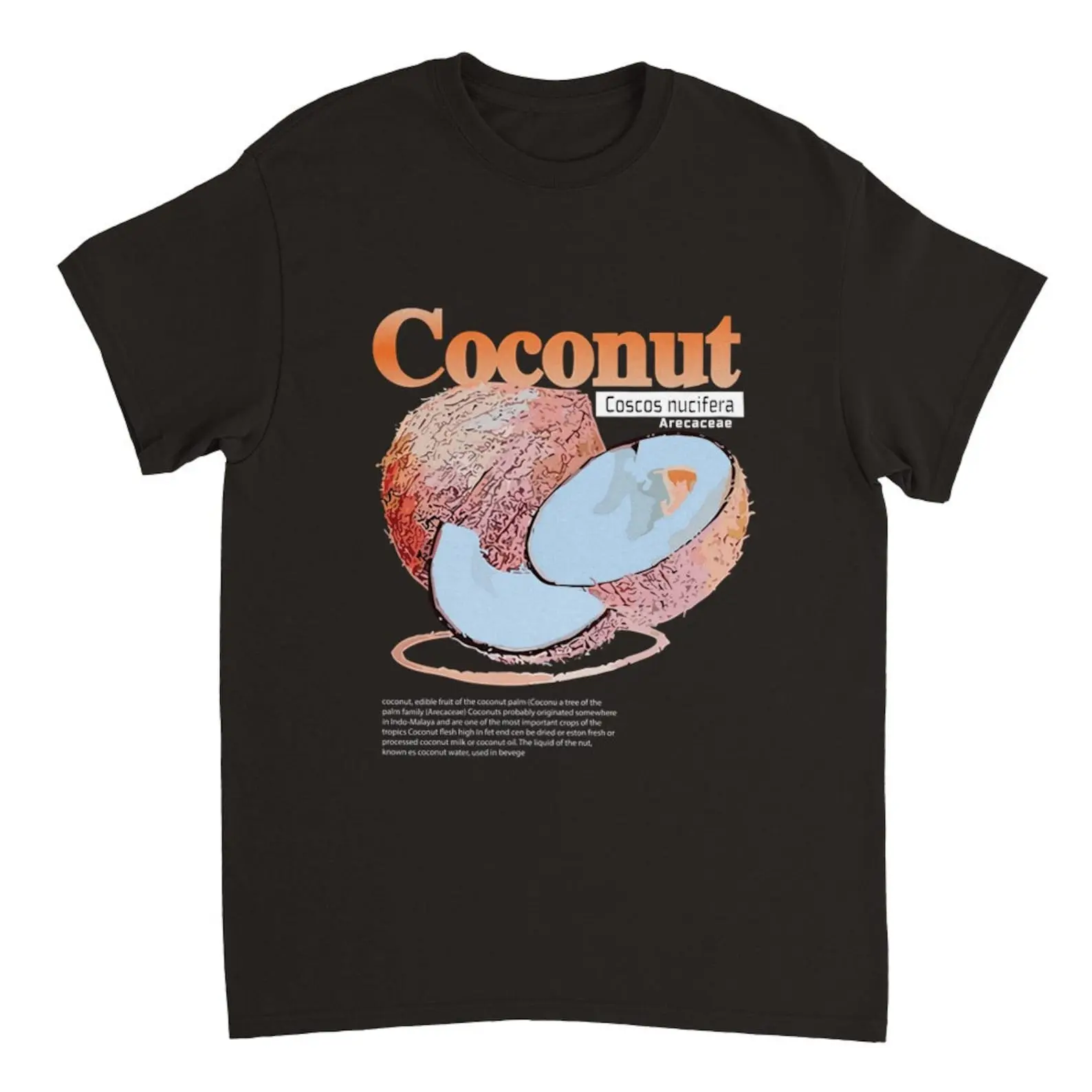 Coconut Shirt, Unisex Funny Coconut T Shirt, Cute Fruit Shirts, Vegetables Shirt, Vegan Gifts, Vegan Shirt, Gifts for Him Her