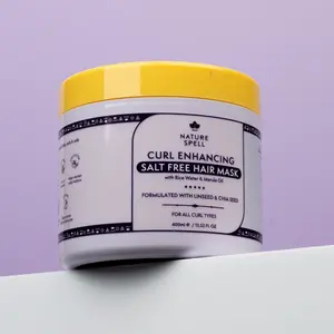 Nature Spell Curl Enhancing Hair Mask - Suitable for 3A to 4C Hair Types - Salt Free Hair Mask
