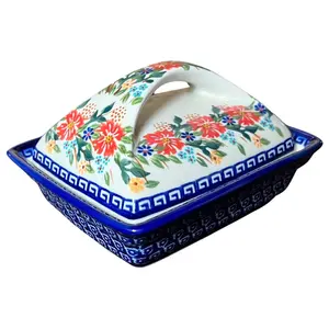 Lidia's Polish Pottery Butter Dish