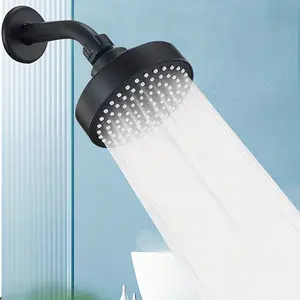 1pc High Pressure Shower Head with PowerBoost Technology - Durable Silicone Nozzles for Ultimate Cleaning Experience - Universal Fit for All Showers, Works Effortlessly in High and Low Water Flow - Premium Bathroom Accessory for a Luxurious Upgrade