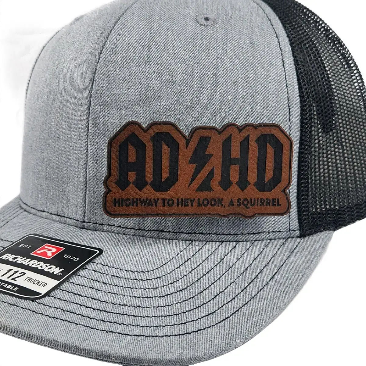 ADHD Patch hat Left side multiple color options Richardson 112