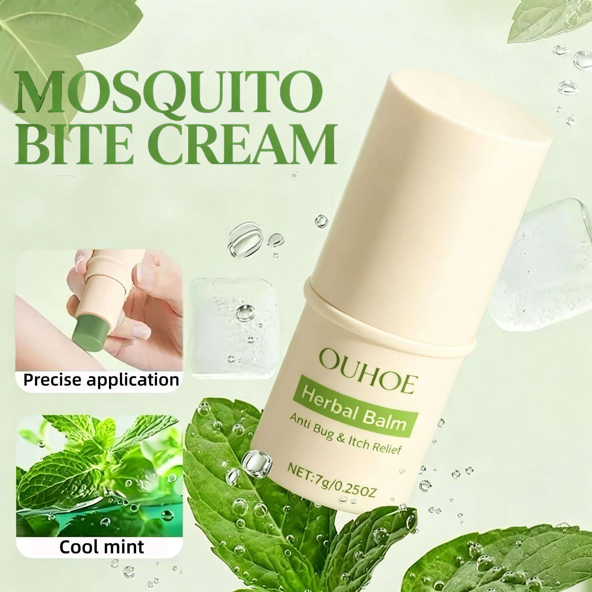 Herbal Mosquito Bite Cream Anti-Itch & Bug Bite Relief, Natural Herbal Formula Gentle Cooling Repair Balm for Kids & Family
