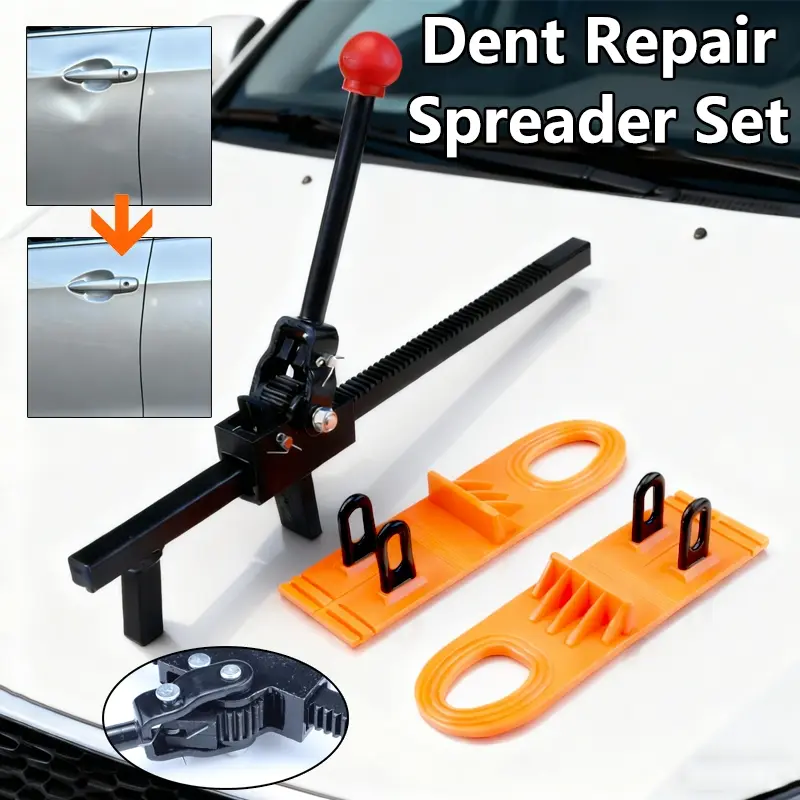 Car Dent Repair Expander Kit, Car Dent Remover, Dual-Piece Puller Tool Set, Ergonomic Design, Manual Body Repair Tools, No Paint Required, Automotive Maintenance