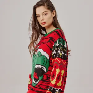 Mad Dinosaur Ugly Christmas Sweater