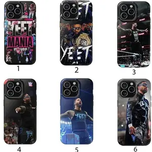 Jey Uso WWE Tough Phone Case, Wrestling Sport Phone Case Compatible with iPhone X, 11, 12, 13, 14, 15, 16, 17 Series & Galaxy Series