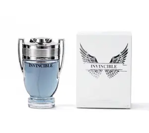 INVINCIBLE EAU DE PARFUM for Men 3.4oz Vaporisateur Natural Spray Jasmine Fragrance Fresh Clean Masculine