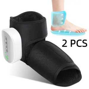 2Pcs Dual Airbag Foot & Ankle Massager, multi-mode kneading & heating, NTC constant temp, long battery, relieves foot fatigue for home & office