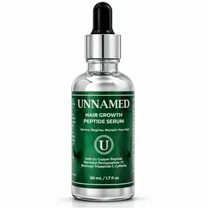 UNNAMED Multi-Peptide Hair Growth Serum for Thicker Fuller Hair – Lightweight Daily Scalp Treatment with Peptides – Non-Greasy, Fragrance Free, Made in USA
