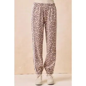 BiBi Side Lines Leopard Track Pants