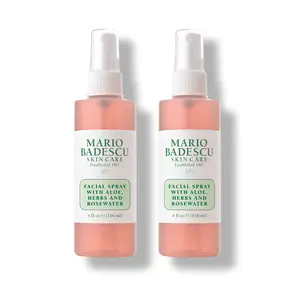 Facial Spray With Aloe, Herbs & Rosewater  4oz Duo