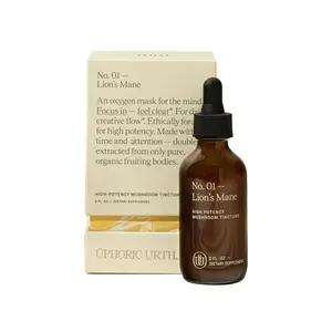 Lions Mane Functional Mushroom Tincture Double-extracted Healthcare Edible Supplement Dietary Fitness Brain Eye