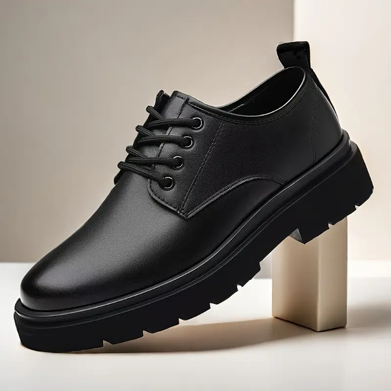 [Height-Increasing Groom Shoes] Hot Selling Height-Increasing Men's Shoes - Versatile Youth Business Formal Leisure Breathable Low-Top Anti-Slip and Wear-Resistant Groom Shoes
