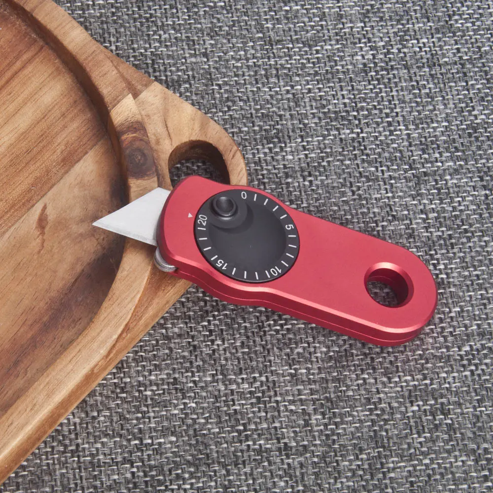Pocket Utility Knife, Swivel-style EDC Small Box Cutter, Aluminum Alloy Grip with SK5 Blades and Screwdriver for Daily Use Office and Gifts