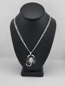 Brand New Sterling Silver 925 Scorpion Necklace