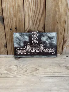 Cowhide & Tooled Leather Wallets!