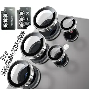 For Samsung S26 Plus S26 Ultra 5G Camera Lens Protector Metal Lens Ring Protective Glass Camera Film Case Accessories