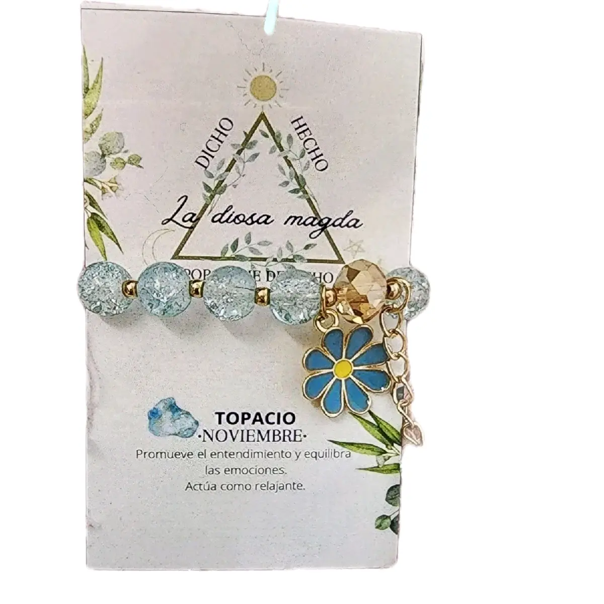 PULSERA TOPACIO la piedra de Noviembre