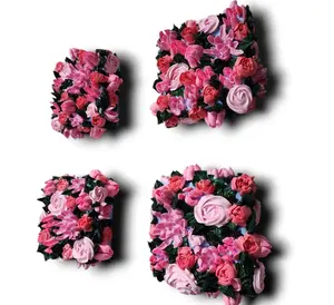 Pinky Promise (Canvas): 3D Abstract Flower Bouquet