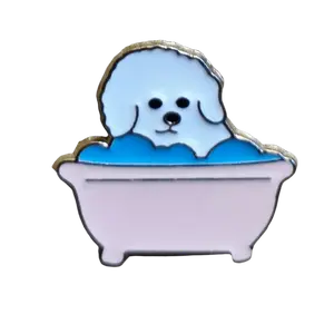 Poodle in Suds Pin