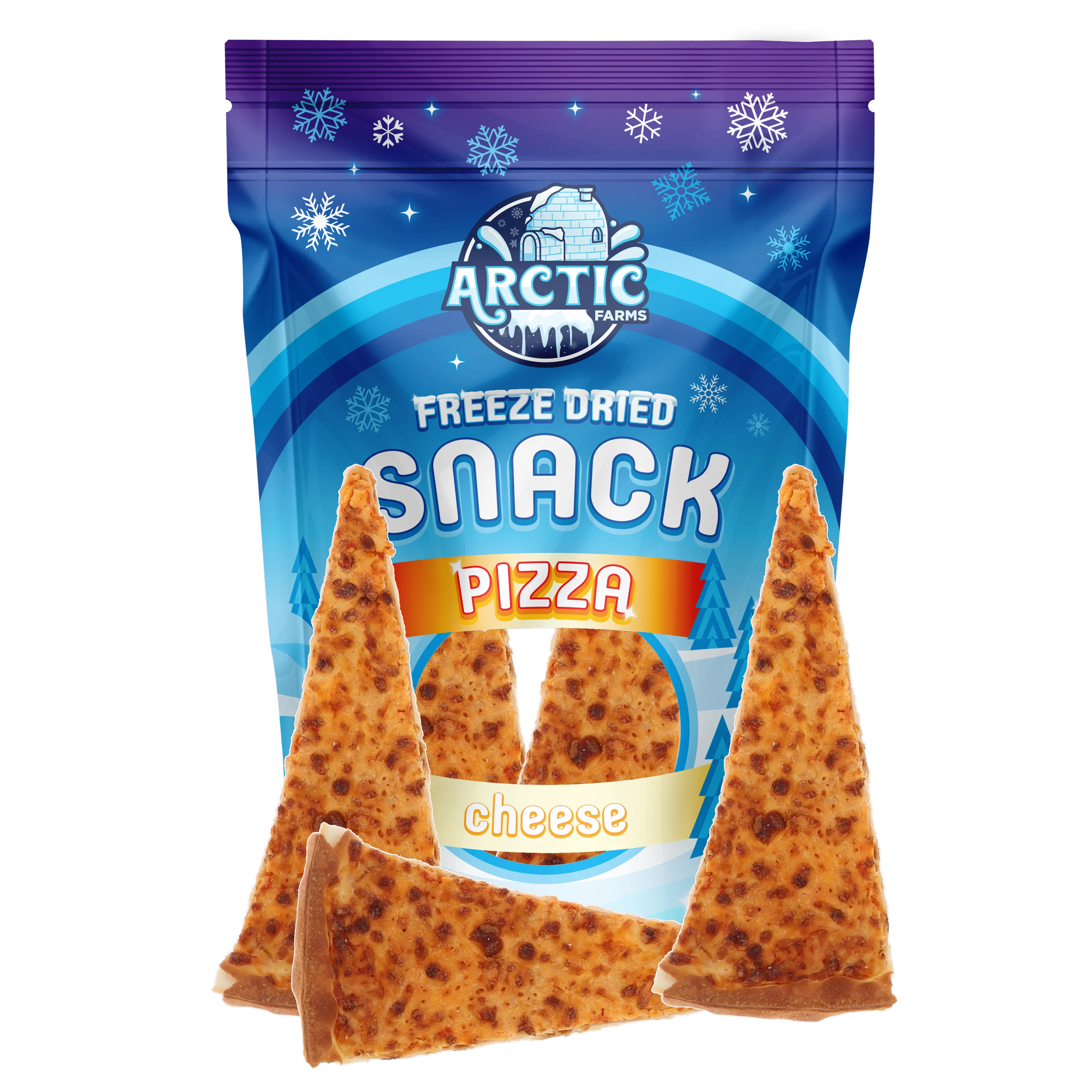 Freeze Dried Thin Crust Cheese Pizza Snack