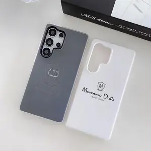 Luxury Fashion M-Massimo Dutti Phone Case For Samsung Galaxy S25 S24 S23 Ultra, Jelly Clear Case Soft TPU Bumper, Shockproof Scratch-Resistant Durable, Ultra-Thin Precise Fit, Anti-Yellowing Crystal Back, Gift Men Women