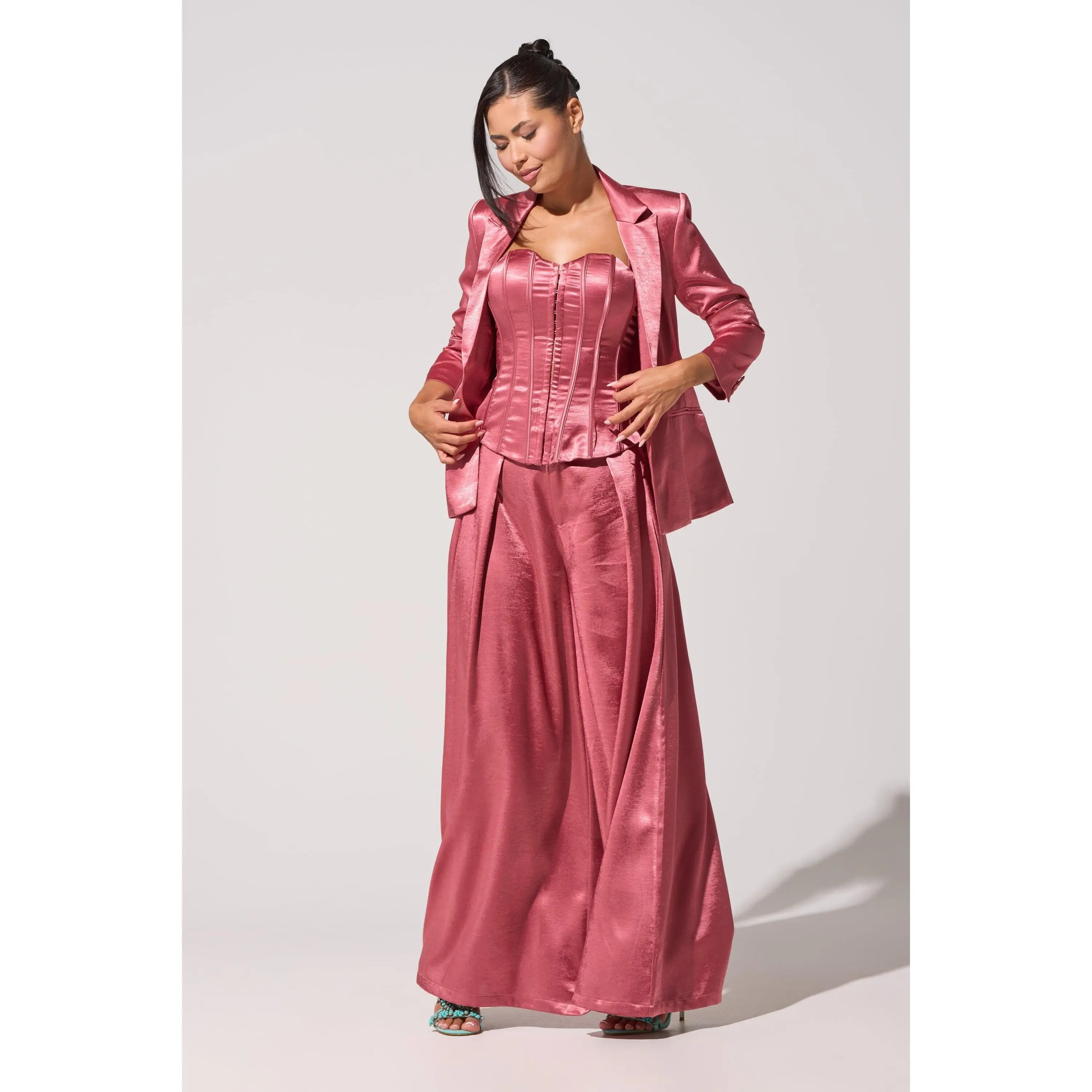 IN FULL BLOOM TROUSER IN MAUVE